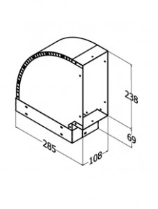 QASAIR Rangehood Duct Pieces